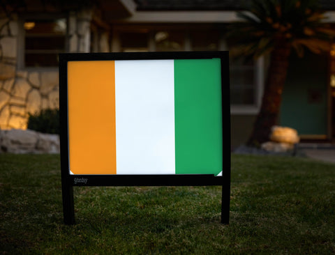 Flag Cote D'ivoire Yardsy Sign yard sign