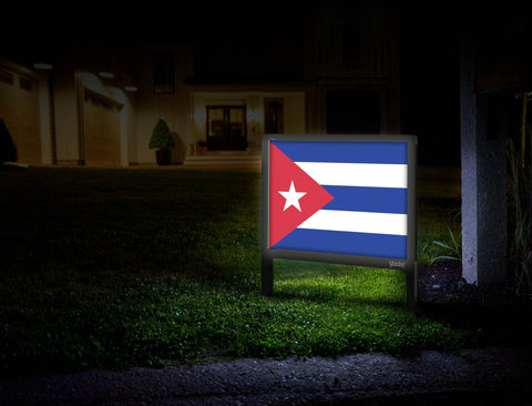 Flag Cuba Yardsy Sign Mailbox