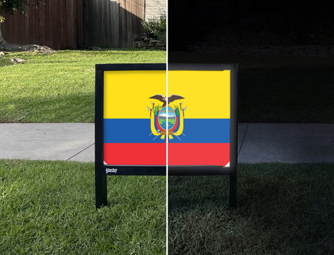 Flag Ecuador Yardsy Sign yard sign
