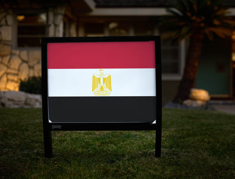 Flag Egypt Yardsy Sign yard sign