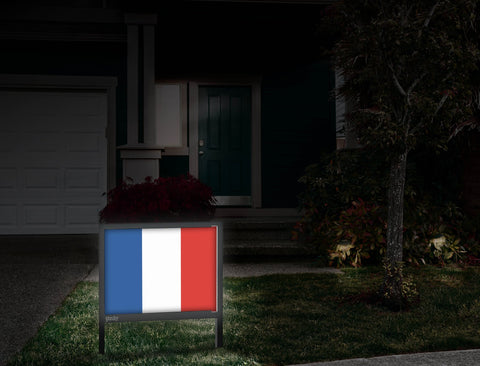 Flag France Yardsy Sign Front Door