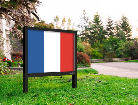 Flag France Yardsy Sign Yard