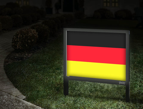 Flag Germany Yardsy Sign Walkway