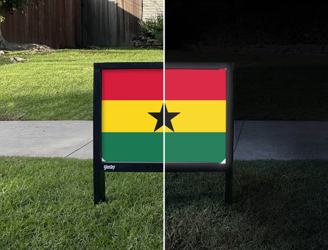 Flag Ghana Yardsy Sign yard sign