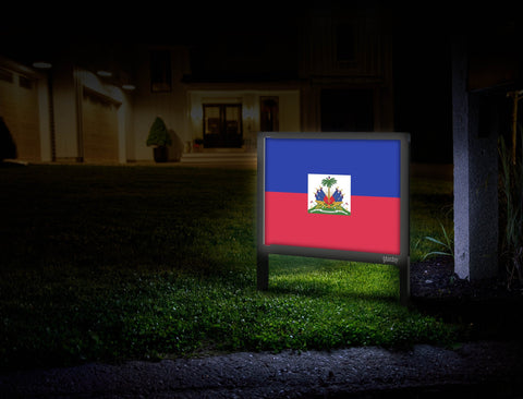 Flag Haiti Yardsy Sign Mailbox