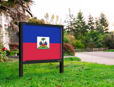 Flag Haiti Yardsy Sign Yard