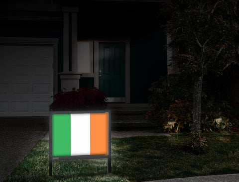 Flag Ireland Yardsy Sign Front Door
