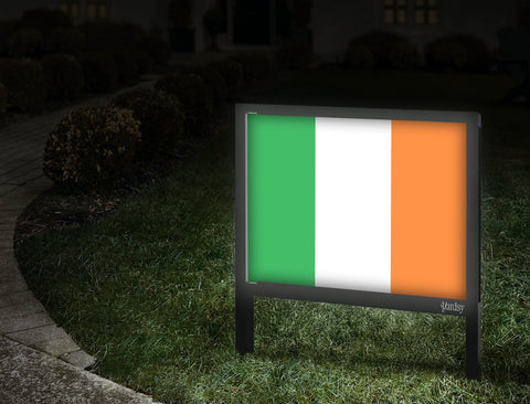 Flag Ireland Yardsy Sign Walkway