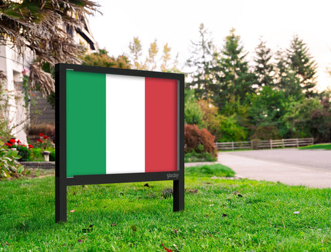 Flag Italy Yardsy Sign Yard