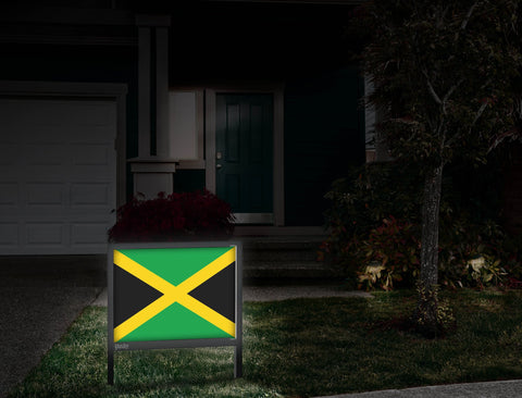 Flag Jamaica Yardsy Sign Front Door