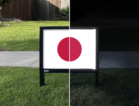 Flag Japan Yardsy Sign yard sign