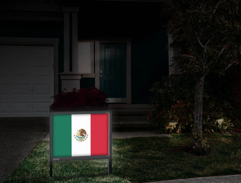 Flag Mexico Yardsy Sign Front Door