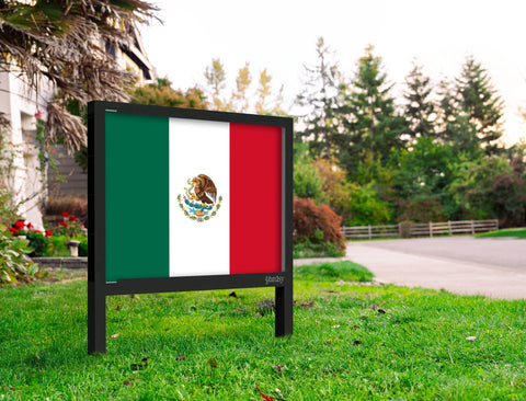 Flag Mexico Yardsy Sign Yard