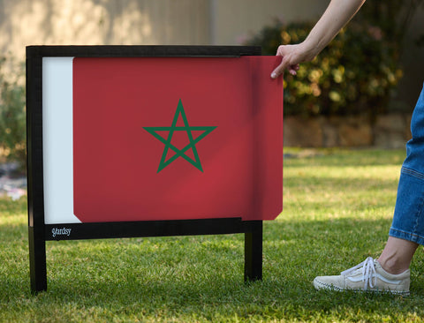 Flag Morocco Yardsy Sign yard sign