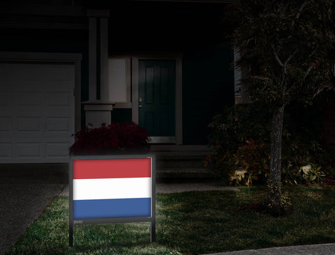 Flag Netherlands Yardsy Sign Front Door