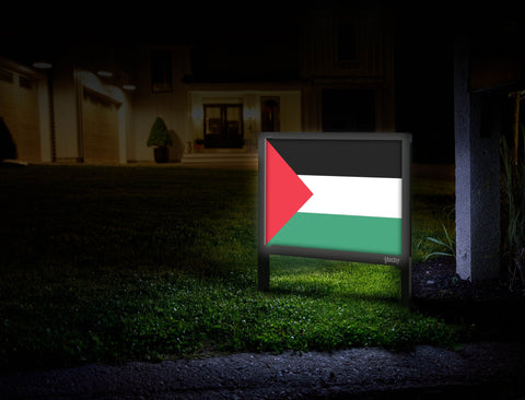 Flag Palestine Yardsy Sign Mailbox