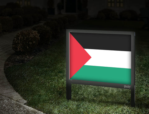 Flag Palestine Yardsy Sign Walkway