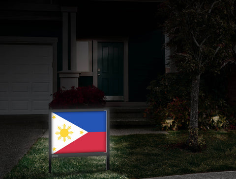 Flag Philippines Yardsy Sign Front Door