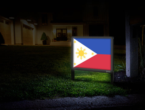 Flag Philippines Yardsy Sign Mailbox