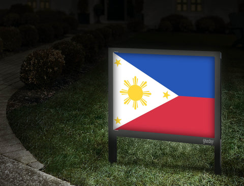 Flag Philippines Yardsy Sign Walkway