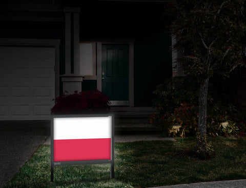 Flag Poland Yardsy Sign Front Door