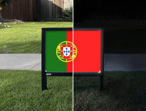 Flag Portugal Yardsy Sign yard sign