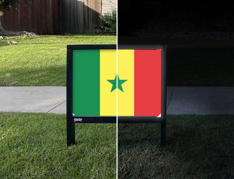Flag Senegal Yardsy Sign yard sign