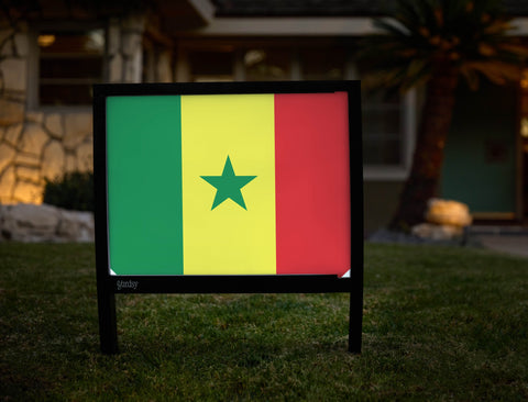 Flag Senegal Yardsy Sign yard sign
