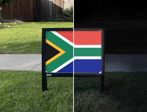 Flag South Africa Yardsy Sign yard sign