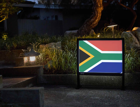 Flag South Africa Yardsy Sign yard sign