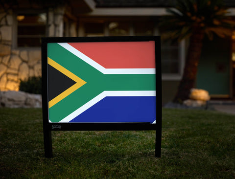 Flag South Africa Yardsy Sign yard sign