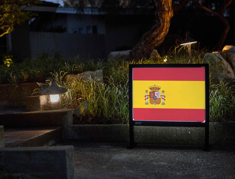 Flag Spain Yardsy Sign yard sign