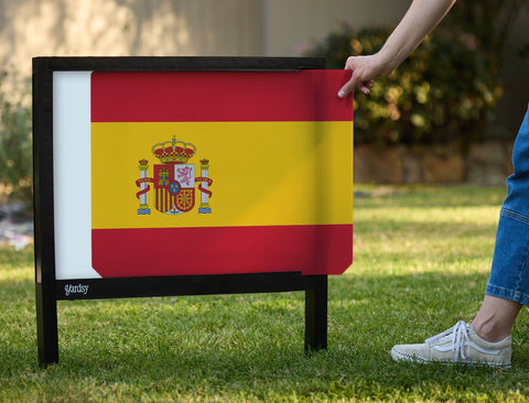 Flag Spain Yardsy Sign yard sign