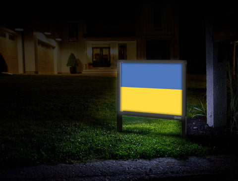 Flag Ukraine Yardsy Sign Mailbox