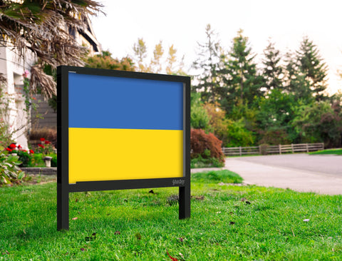 Flag Ukraine Yardsy Sign Yard