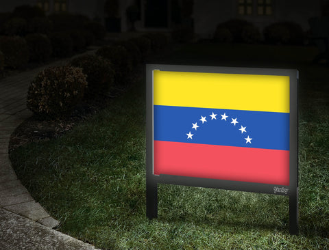 Flag Venezuela Yardsy Sign Walkway
