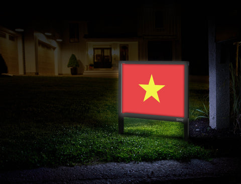 Flag Vietnam Yardsy Sign Mailbox