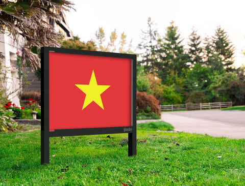 Flag Vietnam Yardsy Sign Yard