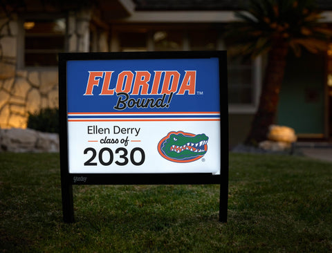 Florida College Bound Custom Yardsy Sign yard sign