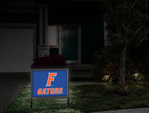 Florida F Gators Mark Blue Yardsy Sign