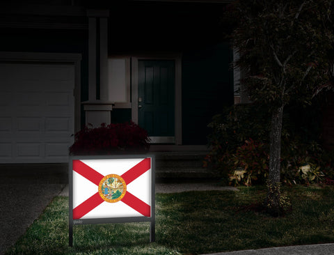 Florida Flag Yardsy Sign Front Door