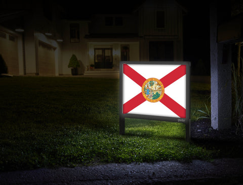 Florida Flag Yardsy Sign Mailbox
