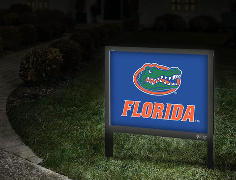 Florida Gator Mark Blue Yardsy Sign