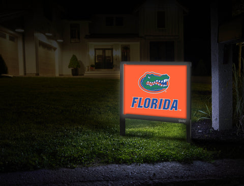 Florida Gator Mark Orange Yardsy Sign