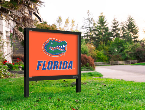 Florida Gator Mark Orange Yardsy Sign