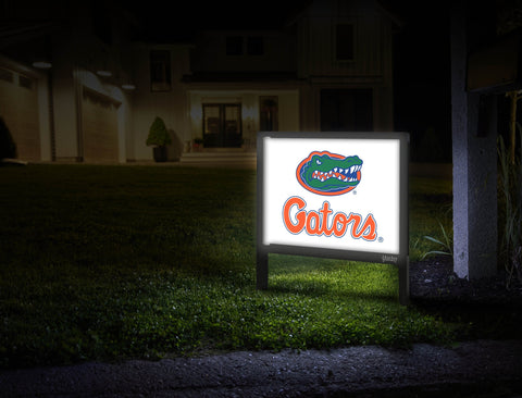 Florida Gators Wordmark White Mailbox