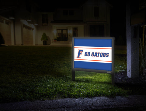 Florida Go Gators Blue Yardsy Sign Mailbox