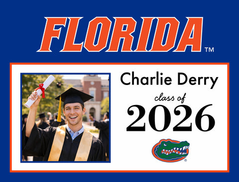 Florida Graduate Custom Yardsy Sign yard sign