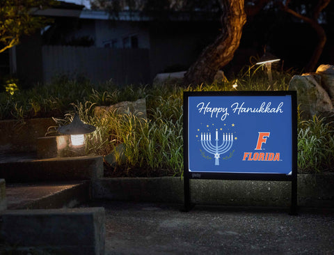 Florida Happy Hanukkah Yardsy Sign yard sign