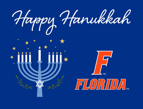 Florida Happy Hanukkah Yardsy Sign yard sign